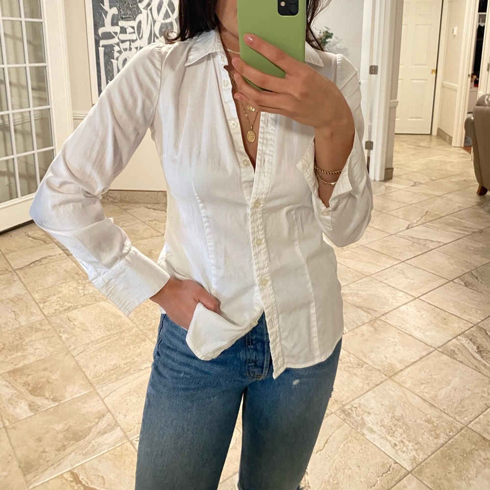 The Limited White Button Down